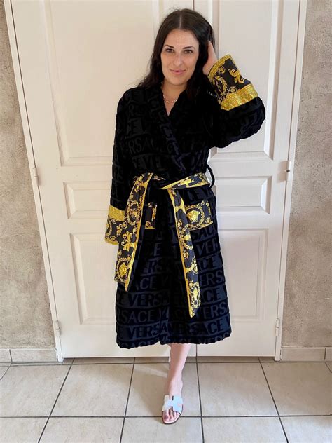 bathrobes versace|versace bathrobe suppliers.